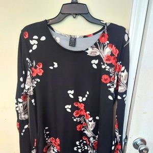 July 4th Sale!!Floral long shelve dress L-XL